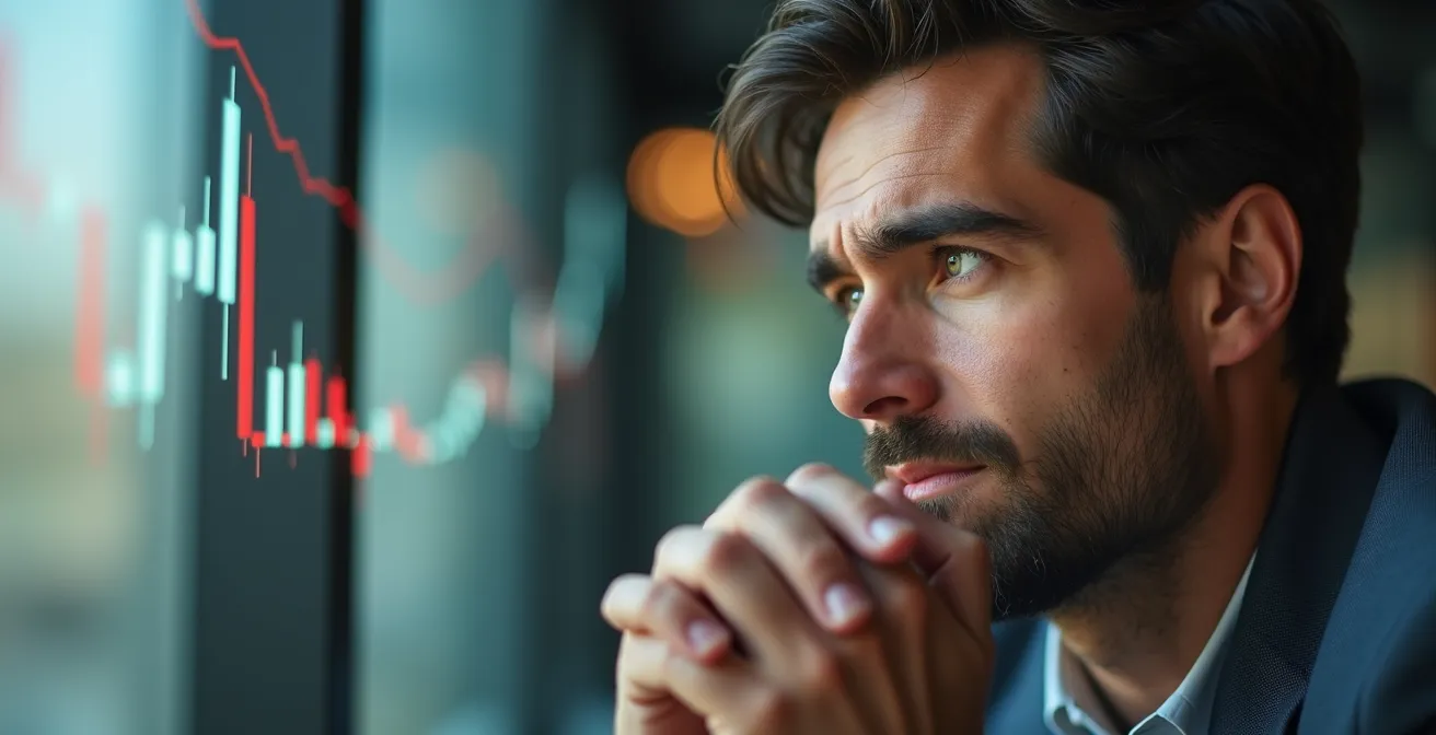 Representación visual del comportamiento emocional del inversor en los mercados