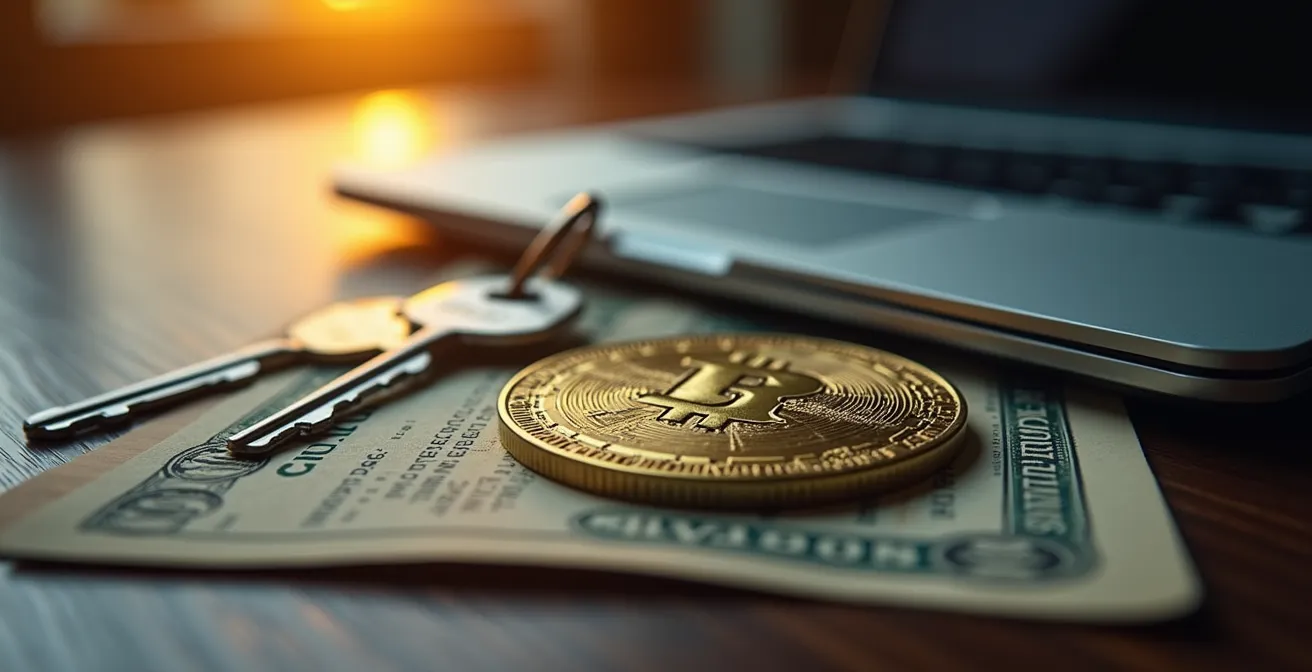 Composición macro de diferentes fuentes de ingresos pasivos interconectadas