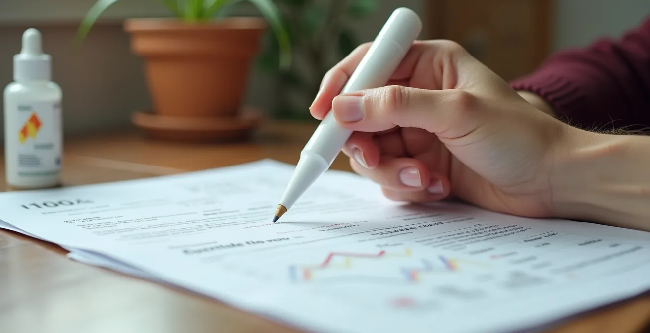 Proceso digital de rectificación de declaración con elementos simbólicos